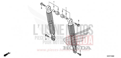REAR CUSHION SH150ADL de 2020